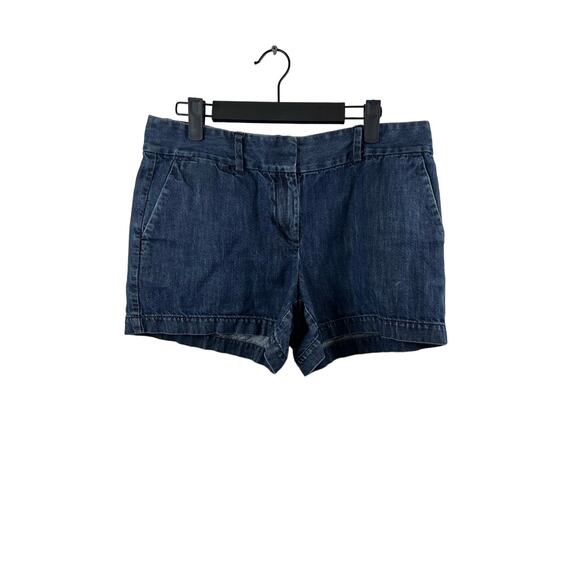 Ann Taylor Loft Women's Dark Blue Jean Short Size 6 - Picture 1 of 5